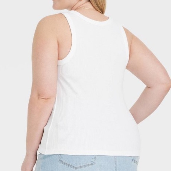 Universal Thread Bundle 90s Ribbed Stretch Tank Top Mauve White Brown Black L/XL - Picture 5 of 13